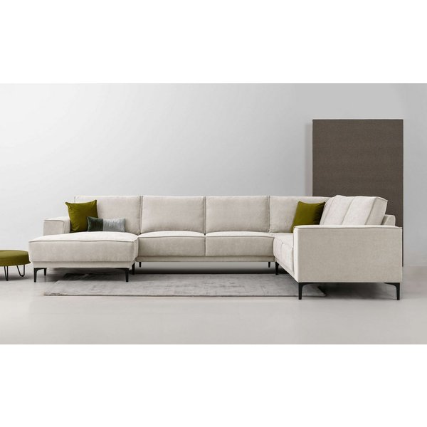 OTTO home Wohnlandschaft OLAND Struktur fein U-Form, XXL, B: 342 cm, Skandi-Design