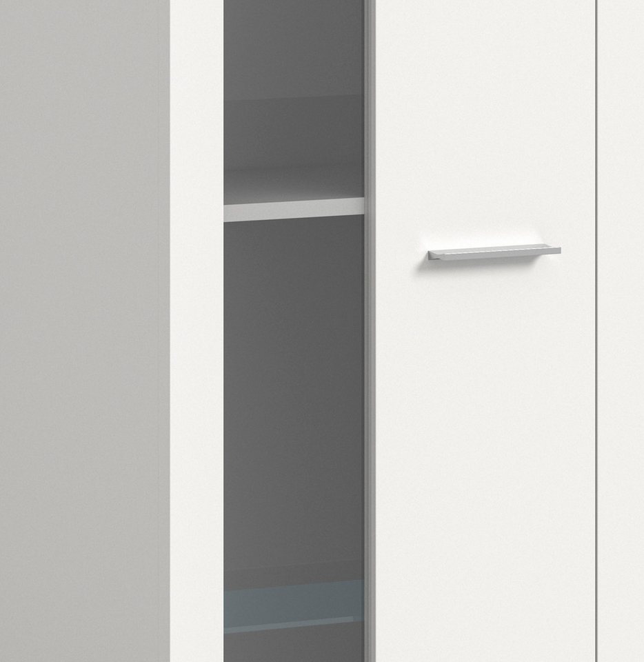 OTTO home Wohnwand AOSTA, Breite 235cm, 3-teilige Wohn-Kombination, (3-St., bestehend aus: Lowboard, Wandboard, Vitrine), Wohnwand, Kombination, Anbauwand, Möbe – Bild 5 von 5