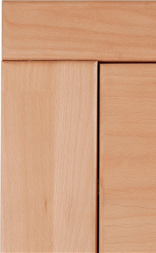 OTTO home Wohnwand Denis, (Set, 4-St), Breite: 340cm, 1Vitrine, 1Stauraumvitrine, 1 Lowboard und 1 Wandregal – Bild 5 von 5