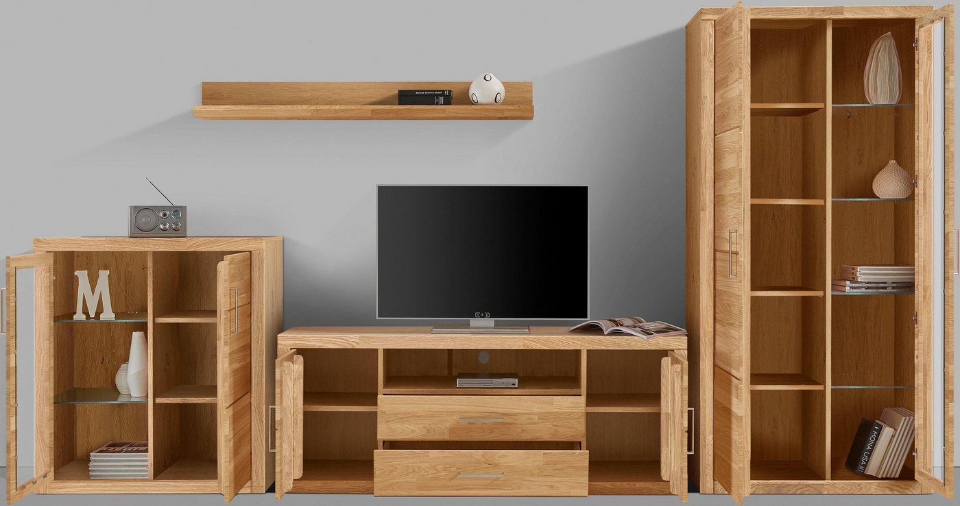 OTTO home Wohnwand Logo, (Set, 4-St), teilmassives Holz – Bild 3 von 5