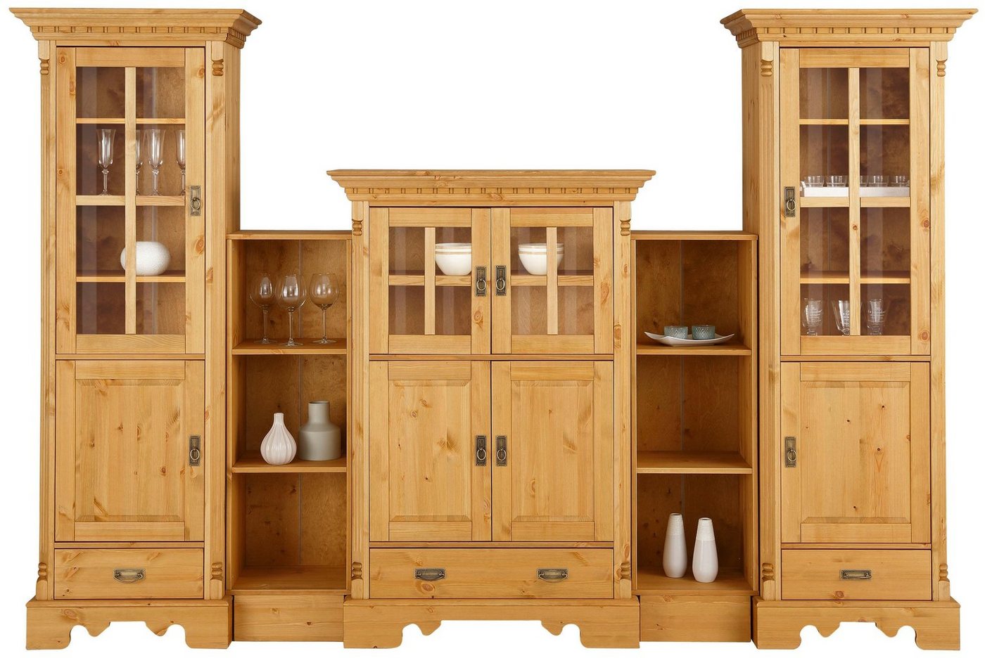 OTTO home Wohnwand Milan, (5-St), aus massiver Kiefer, FSC® zertifiziert – Bild 3 von 5