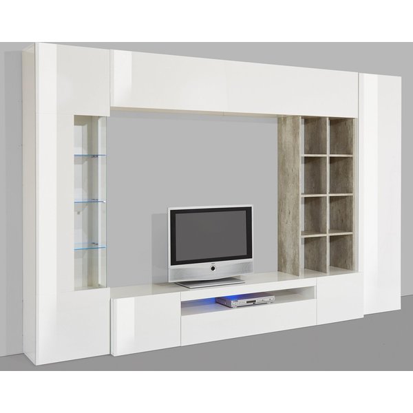 OTTO home Wohnwand New Egypt, Anbauwand, Medienwand, Wohnzimmerwand, (Set, 5-St., 2 Klappen,2 kleine Türen,2 große Türen), 2 Klappen,2 kleineTüren,2 große Türen