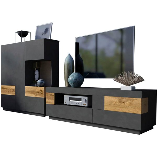 OTTO home Wohnwand SILKE, (Set, 2-St)