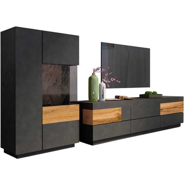 OTTO home Wohnwand Silke, (Set, 2-St), (2-tlg)
