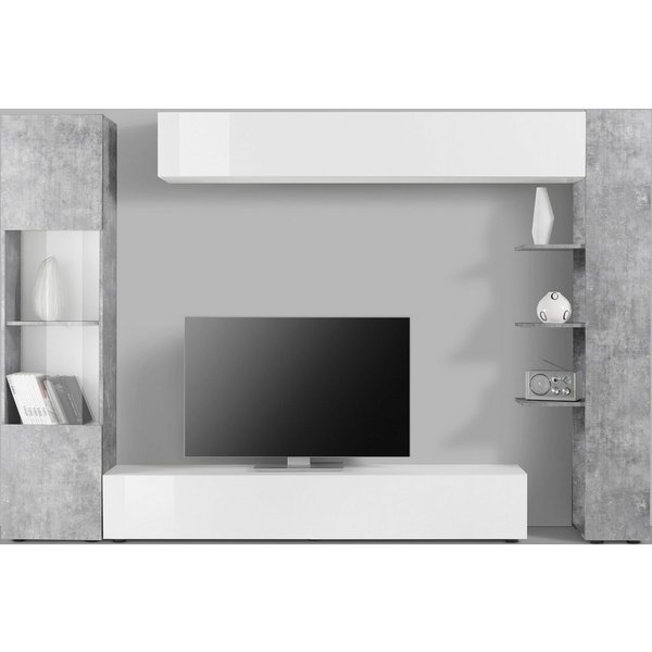 OTTO home Wohnwand Sorano, (Set, 4-St), Kompaktwohnwand mit viel Stauraum
