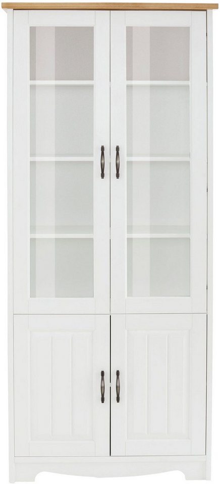 OTTO home Wohnwand Trinidad, (Set, 4-St), Set aus 1 Vitrine, 1 Lowboard, 1 Highboard, 1 Wandboard – Bild 5 von 5