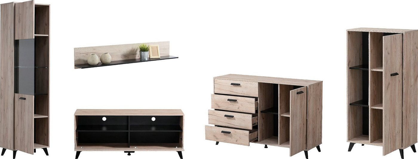 OTTO home Wohnwand Umbria, (Set, 5-St) – Bild 2 von 5