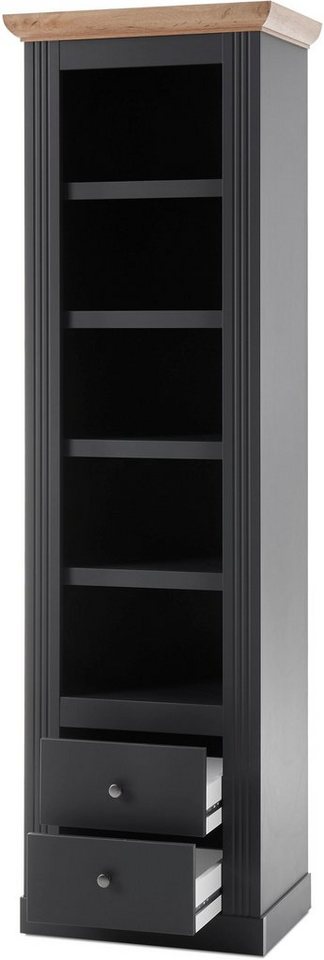 OTTO home Wohnwand Westminster, Anbauwand im Landhausstil, Komplettset, Wohnzimmer-Set, (Set, 4-St), enthält Regal, Vitrine, Lowboard und Wandregal, in 2 Farben – Bild 3 von 5