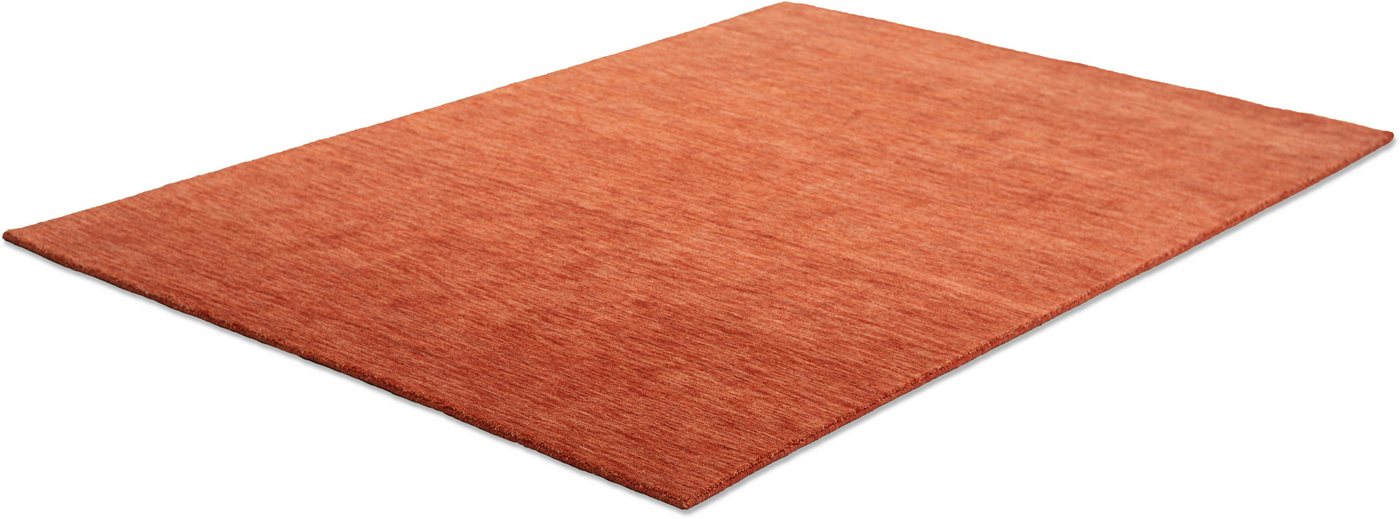 OTTO home Wollteppich Karchau, Handwebteppich, rechteckig, Höhe: 13 mm, reine Wolle, meliert, handgewebt, brilliante Farben – Bild 3 von 5