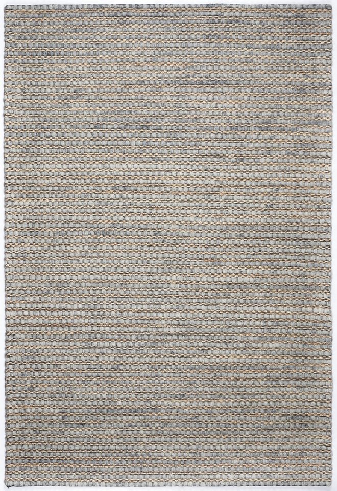 OTTO home Wollteppich Leevy, Wolle und Jute, handgewebt, Handweb Teppiche, rechteckig, Höhe: 25 mm, schöne Streifenoptik, Wohnzimmer, Schlafzimmer, Esszimmer – Bild 2 von 5