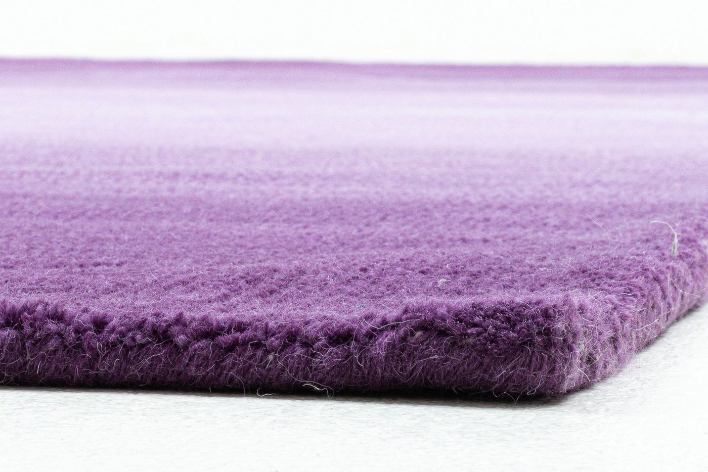 OTTO home Wollteppich Lessach, rechteckig, Höhe: 14 mm, Handweb Teppich, mit modernem Farbverlauf, reine Wolle, handgewebt – Bild 5 von 5
