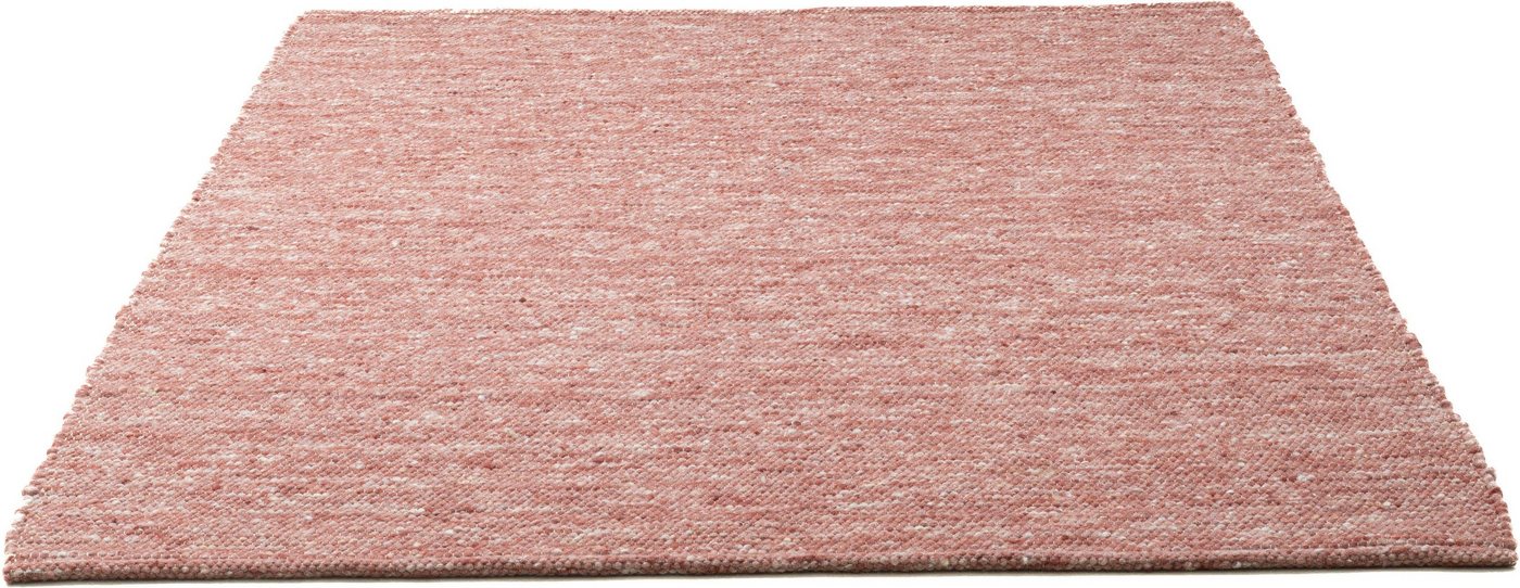 OTTO home Wollteppich Pirker, handgewebt, rechteckig, Höhe: 12 mm, Handwebteppich, meliert, reine Wolle, Wendeteppich, Scandi, Wohnzimmer – Bild 3 von 5