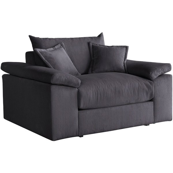 OTTO home XXL-Sessel Soft&Cosy, B: 151 cm - OTTO. Verlässliche Qualität., Mega-Sessel, Cord oder Chenille-Struktur, mit 2 Zierkissen