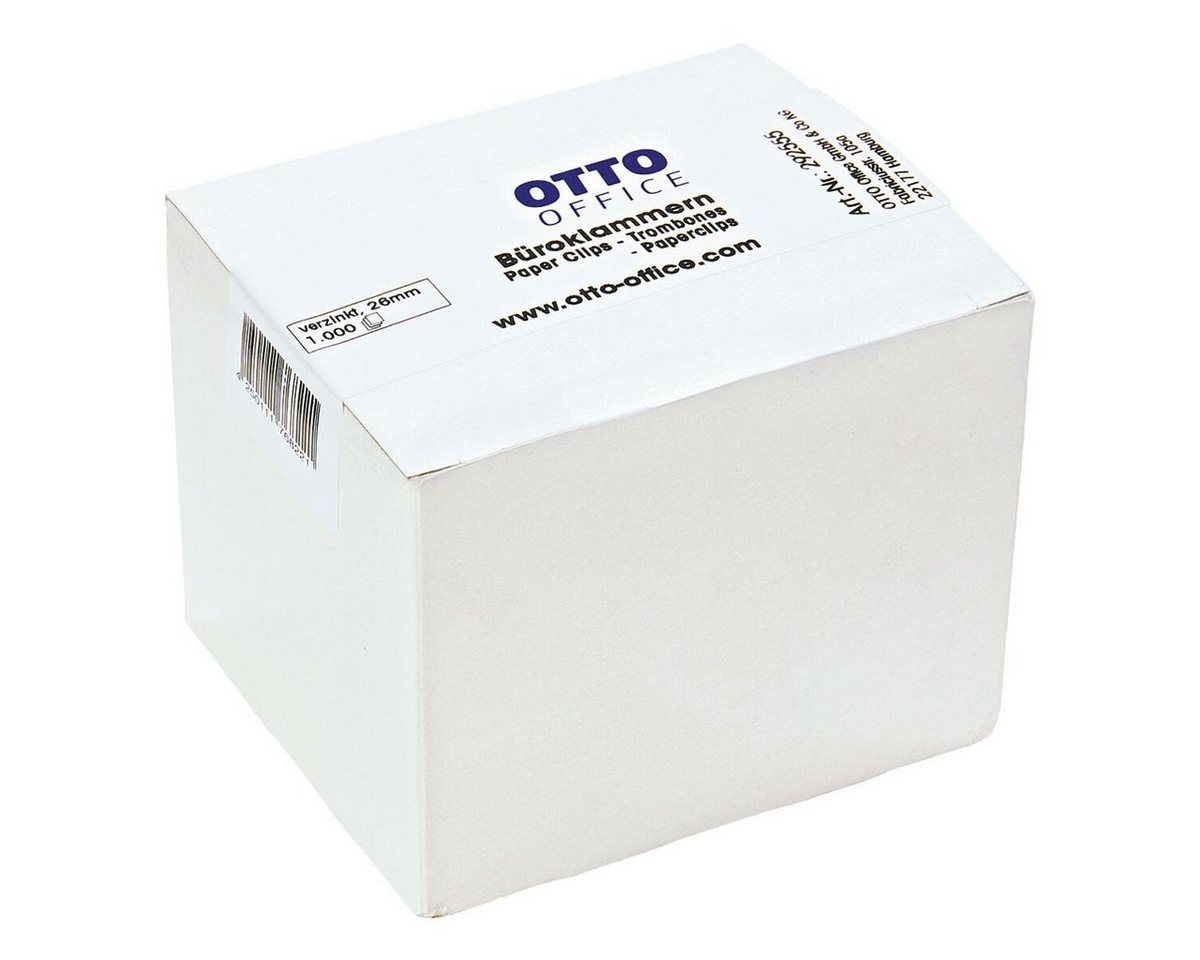 Otto Office Büroklammer, 26 mm, verzinkt, eckig – Bild 4 von 4