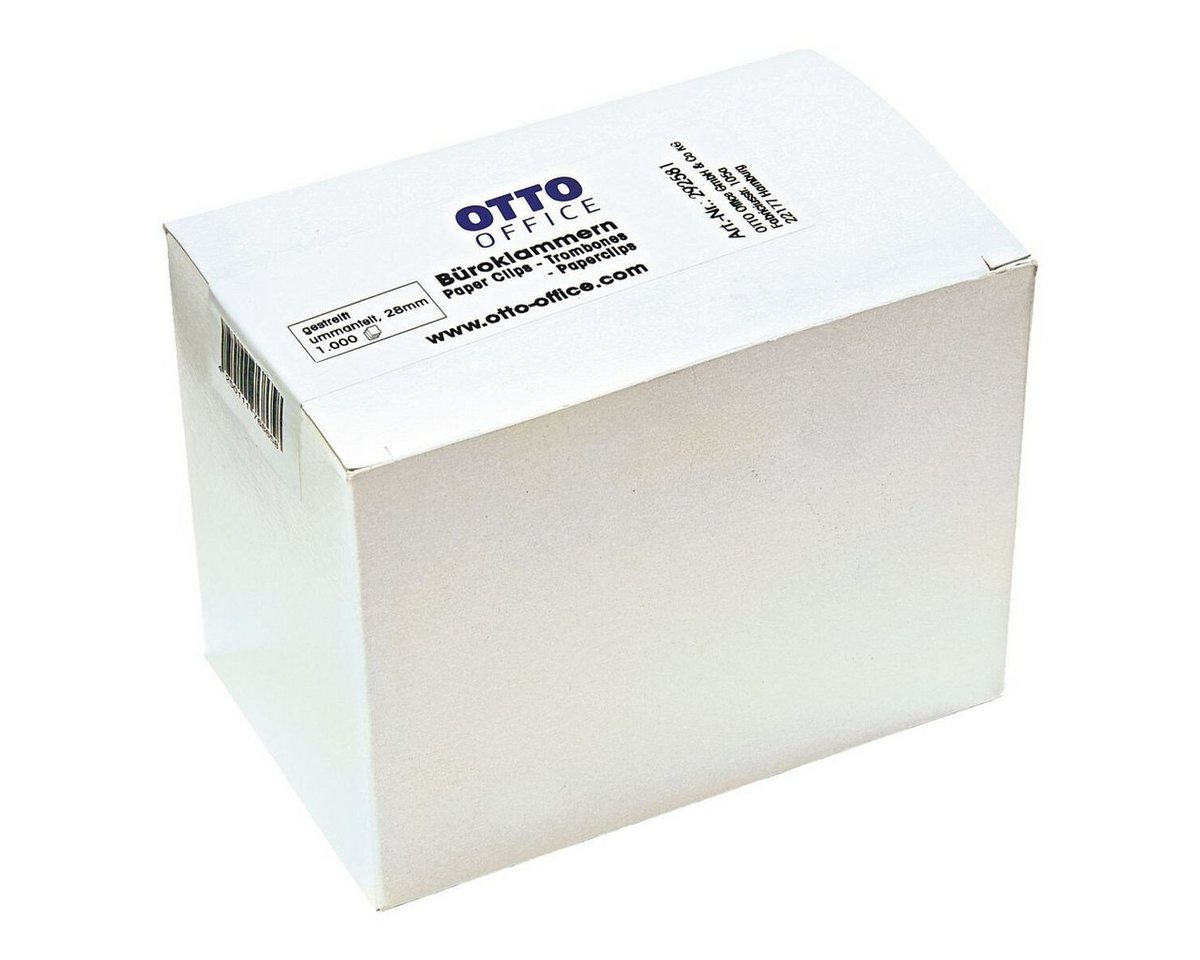 Otto Office Büroklammer, 28 mm, zweifarbig gestreift und kunststoffüberzogen, rund – Bild 4 von 4