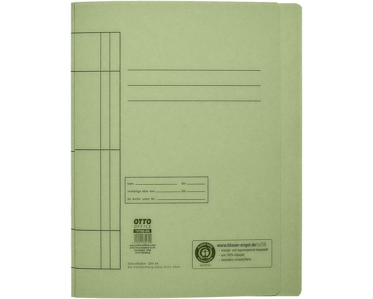 Otto Office Hefter, aus Recyclingkarton, Format DIN A4, bis 250 Blatt – Bild 2 von 4