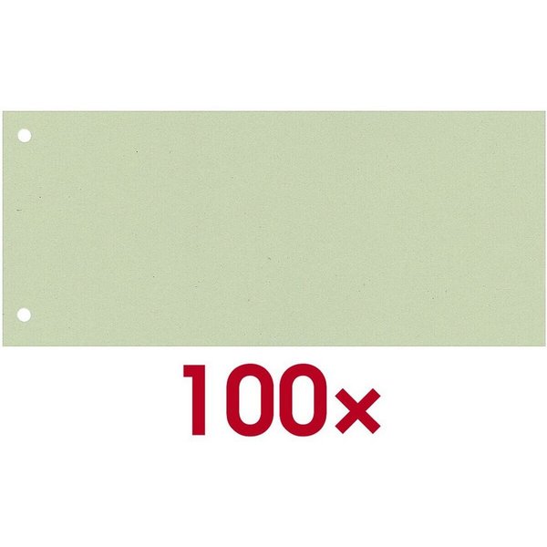 Otto Office Nature Abheftstreifen, Recycling-Karton Rechteck 24/10,5 cm, 2-fach Lochung