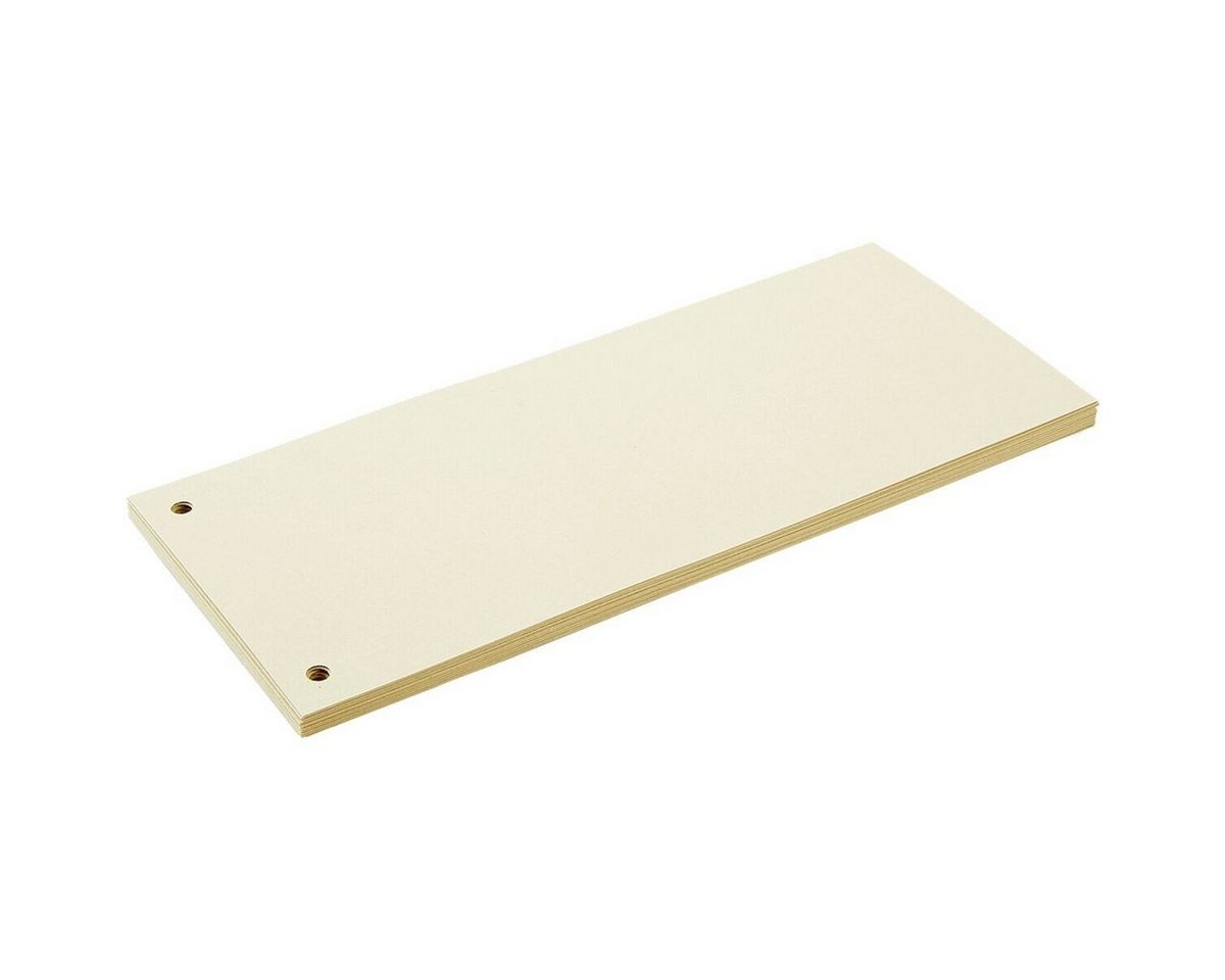 Otto Office Nature Abheftstreifen, Recycling-Karton Rechteck 24/10,5 cm, 2-fach Lochung, chamois – Bild 2 von 3