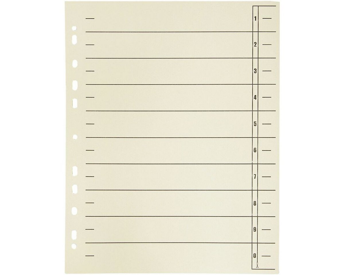 Otto Office Nature Aktenordner, Trennblätter 1-10, DIN A4 Maxi, 50-tlg., Kraftkarton 180 g/m² – Bild 3 von 5