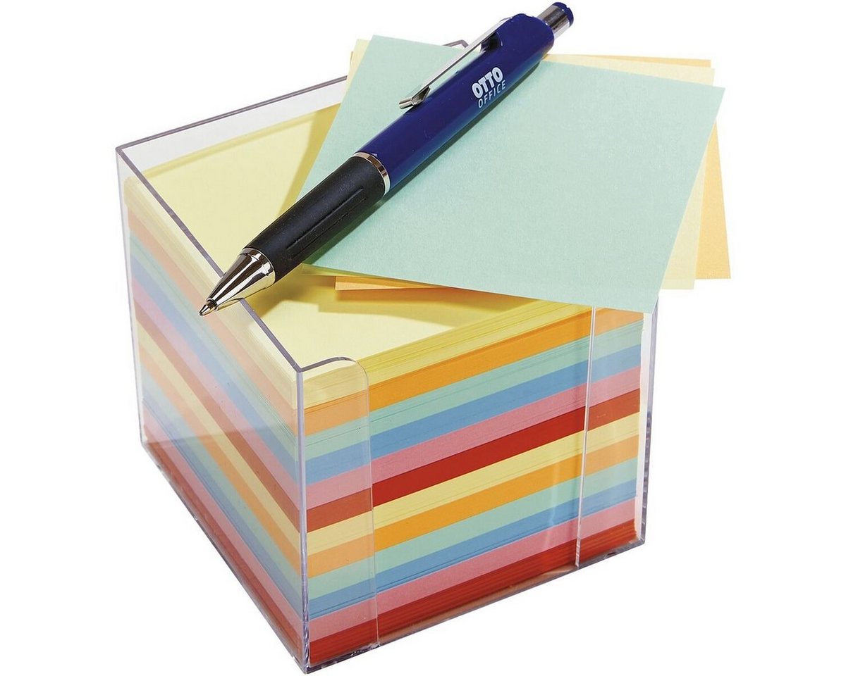 Otto Office Notizzettel, Zettelbox für Papiergröße 90x90 mm, inkl. 700 Blatt – Bild 5 von 5