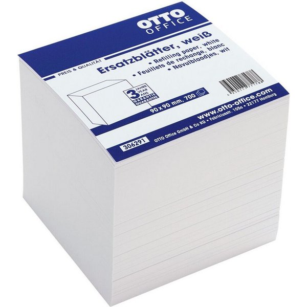 Otto Office Notizzettel, 90x90 mm, 700 Blatt, lose