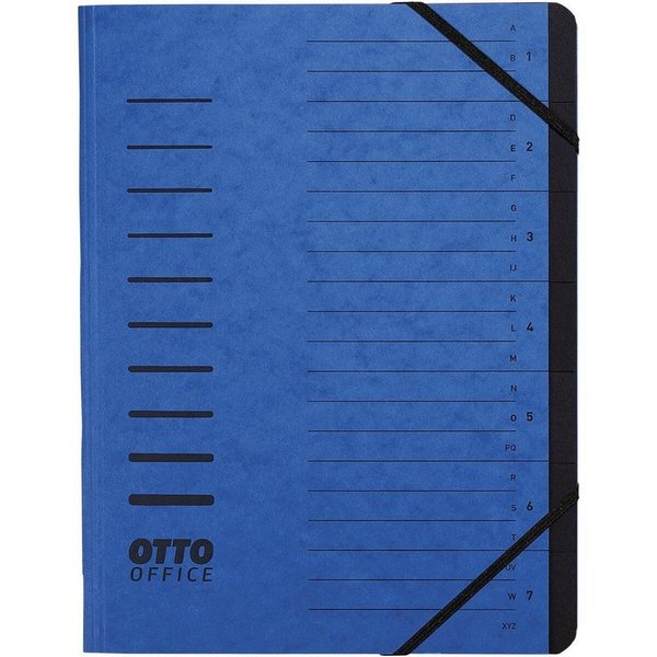Otto Office Organisationsmappe Standard, Sammelmappe mit 7 Fächern, DIN A4