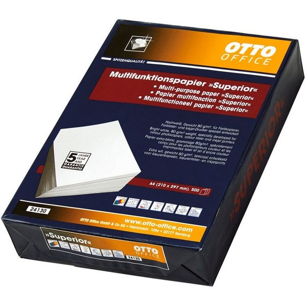 Otto Office Premium Druckerpapier Superior, Format DIN A4, 80 g/m², 170 CIE