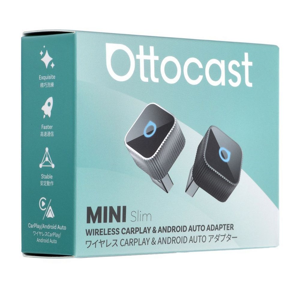 OTTOCAST OTTOCAST Mini Cube T2 Kabelloser CarPlay Adapter Auto-Adapter – Bild 2 von 2