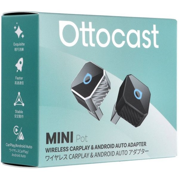 OTTOCAST OTTOCAST Mini Cube T3 Kabelloser CarPlay Adapter Auto-Adapter