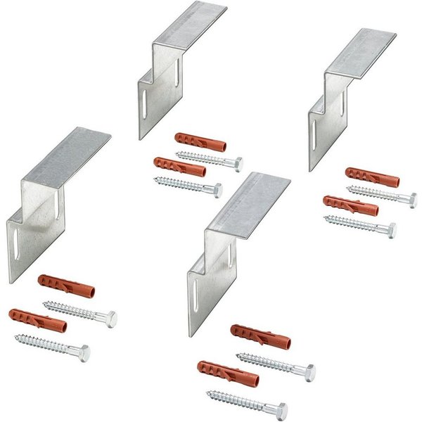OTTOFOND Wandhalter, (Set, 4-St), für Bade-/Duschwannen und Whirlpools