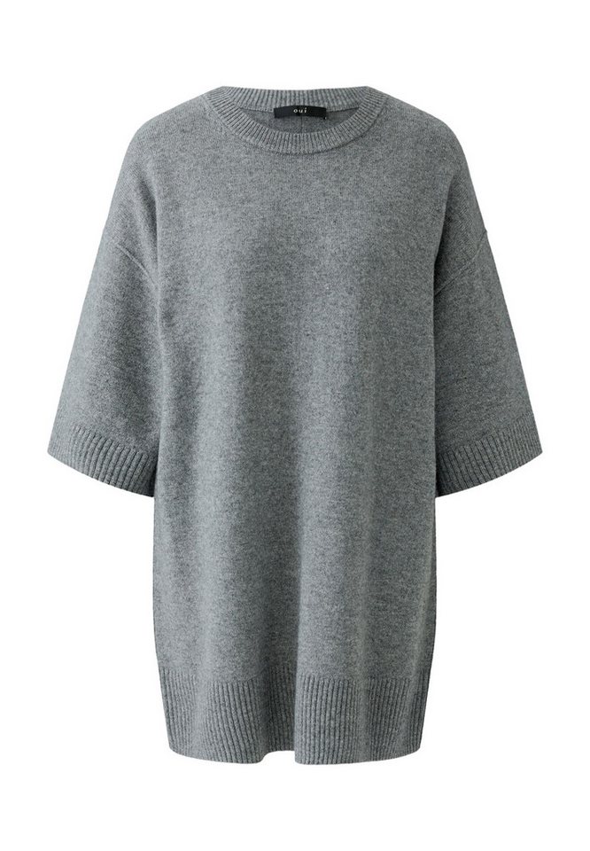 Oui Rundhalspullover Oversized geschnitten Rundhals – Bild 5 von 5