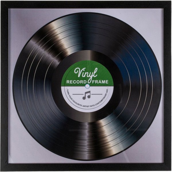 Out of the Blue Bilderrahmen Schallplattenrahmen mit Glasscheibe - stylische Vinyl Aufbewahrung