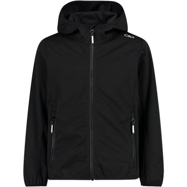 CMP Outdoorjacke CMP Mädchen leichte Sommer Softshelljacke Fix Hood 39A5115 schwarz