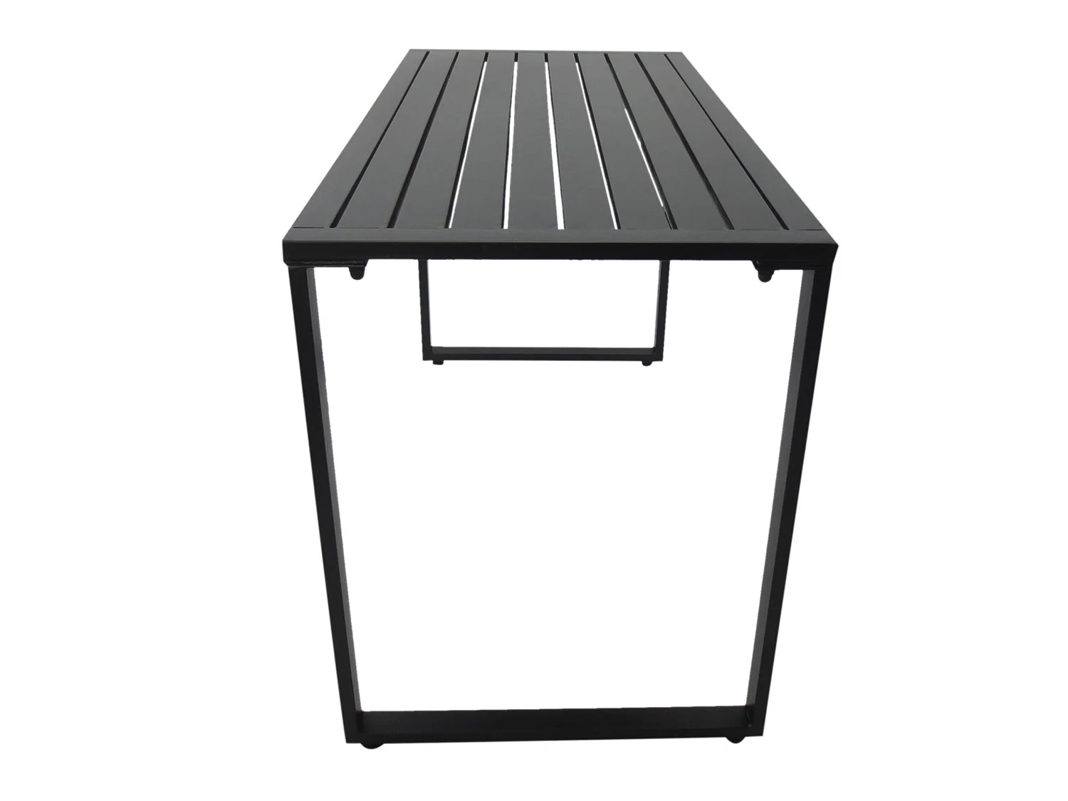 OUTSUNNY Gartengarnitur, 3-teilig, mit pflegeleichter Oberfläche, schwarz – Bild 4 von 4