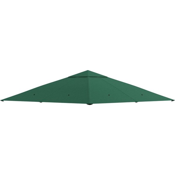Outsunny Pavillon-Ersatzdach Ersatzbezug Ersatzteile aus Polyester-Stoff, grün, 180 g/m², 298 x 298 cm (Ersatzdach, Pavillondach), 298x298 für Metall-Gartenpavi