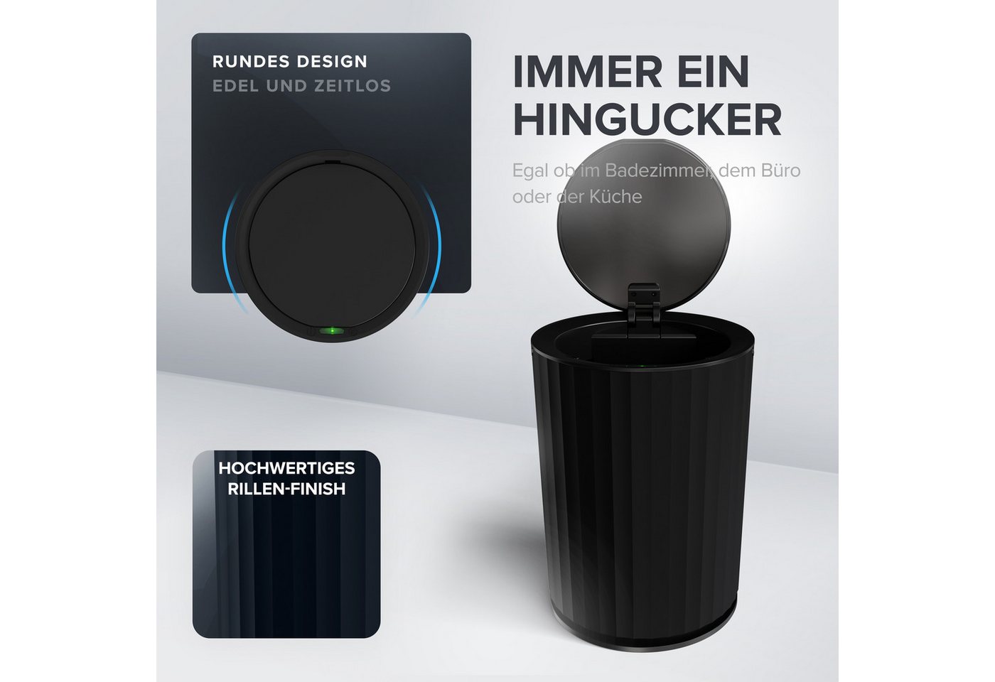 ovimar Kosmetikeimer, aus Kunststoff in Schwarz zur – Bild 2 von 5