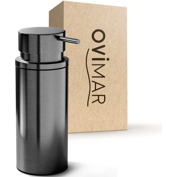 ovimar Seifenspender, (1-tlg), aus Edelstahl in Gunmetal zur