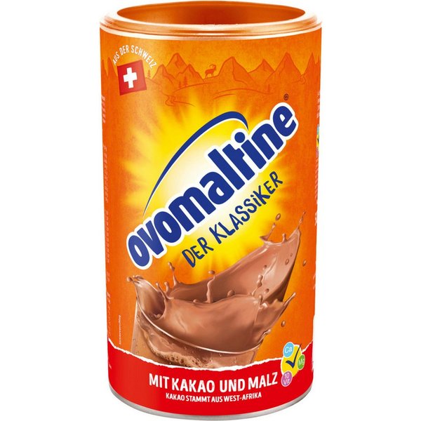 OVOMALTINE Kakao, Ovomaltine Getränkepulver der Klassiker aus Kakao und Gerstenmalz 500g