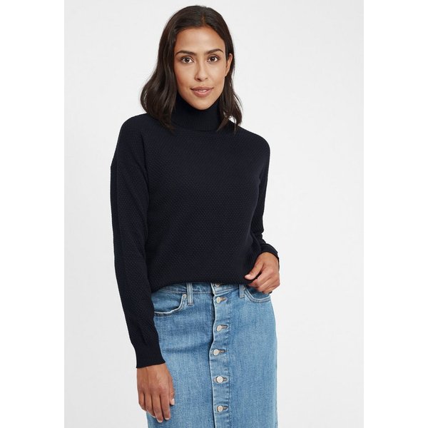OXMO Rollkragenpullover OXSina Strickpullover mit Rollkragen