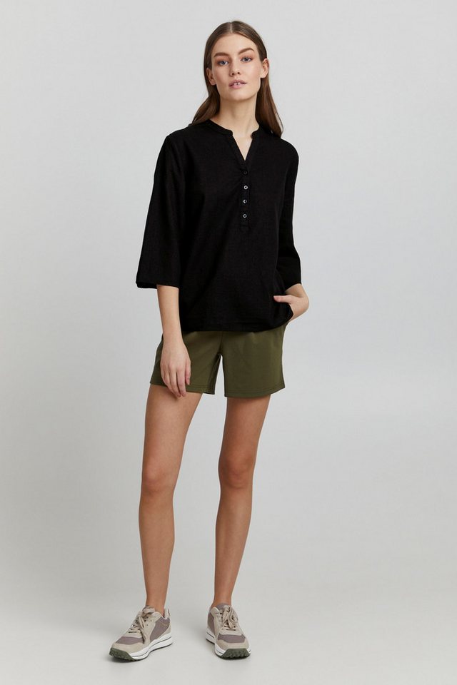 OXMO Shirtbluse OXAnea Bluse aus Leinenmix – Bild 2 von 5