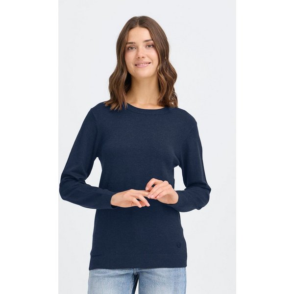 OXMO Strickpullover OXAida Moderner Pullover mit Rundhalsausschnitt