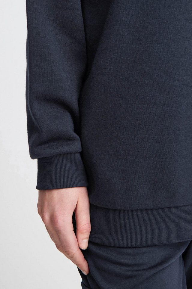 OXMO Sweatshirt OXHillary Modischer Rundhalspullover in längerem Schnitt – Bild 5 von 5