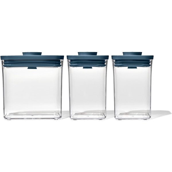 OXO Good Grips Aufbewahrungssystem POP-DOSEN, Kunststoff, (Set, 6-tlg), (3 Dosen, 3 Deckel)