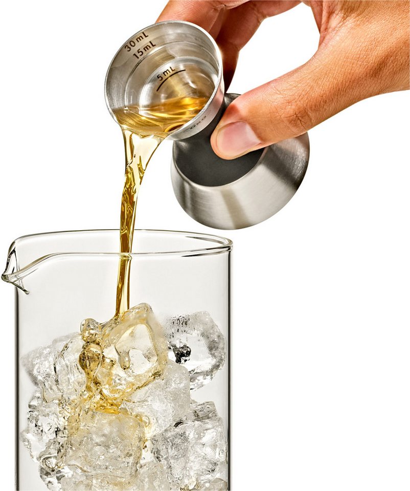 OXO Good Grips Barmaß Cocktail Messbecher, Edelstahl, (1-St), aus Edelstahl – Bild 2 von 5