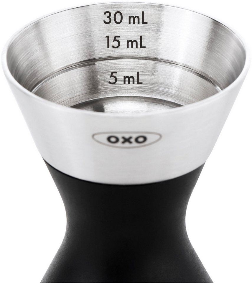 OXO Good Grips Barmaß Cocktail Messbecher, Edelstahl, (1-St), aus Edelstahl – Bild 3 von 5