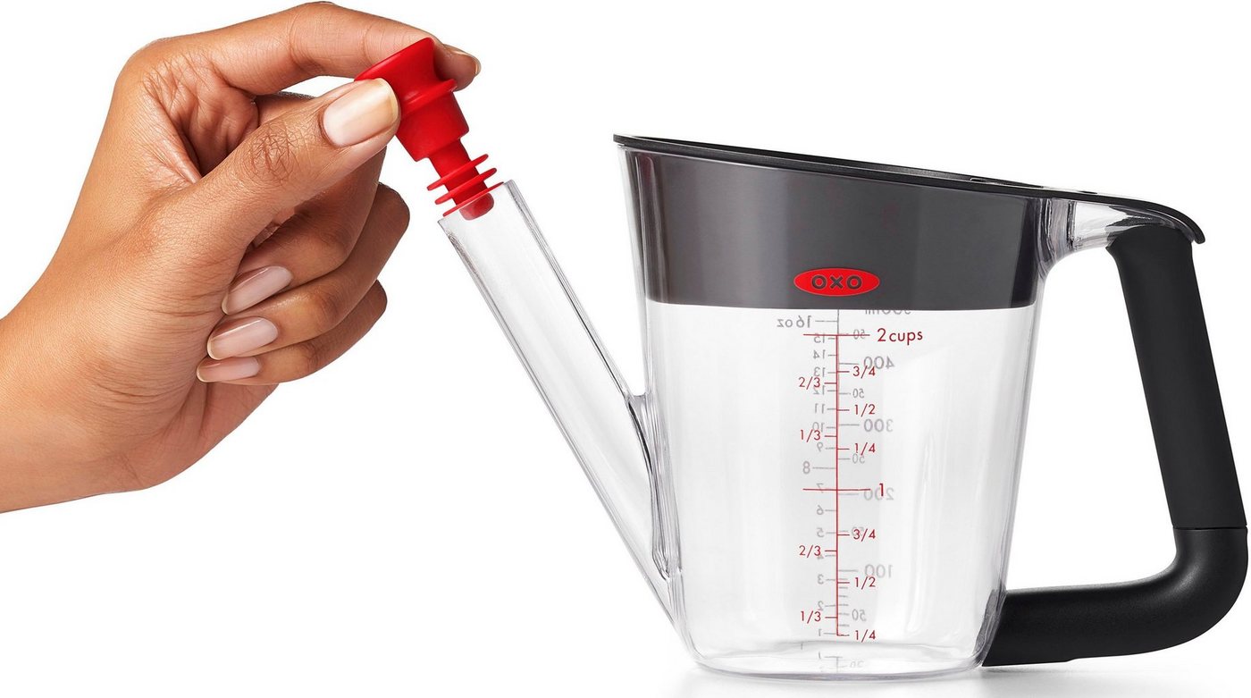 OXO Good Grips Fetttrennkanne, Kunststoff, 500 ml – Bild 4 von 4