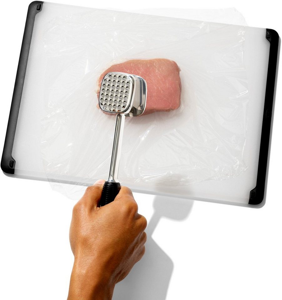OXO Good Grips Fleischklopfer, Aluminium, rutschfester Griff – Bild 2 von 4