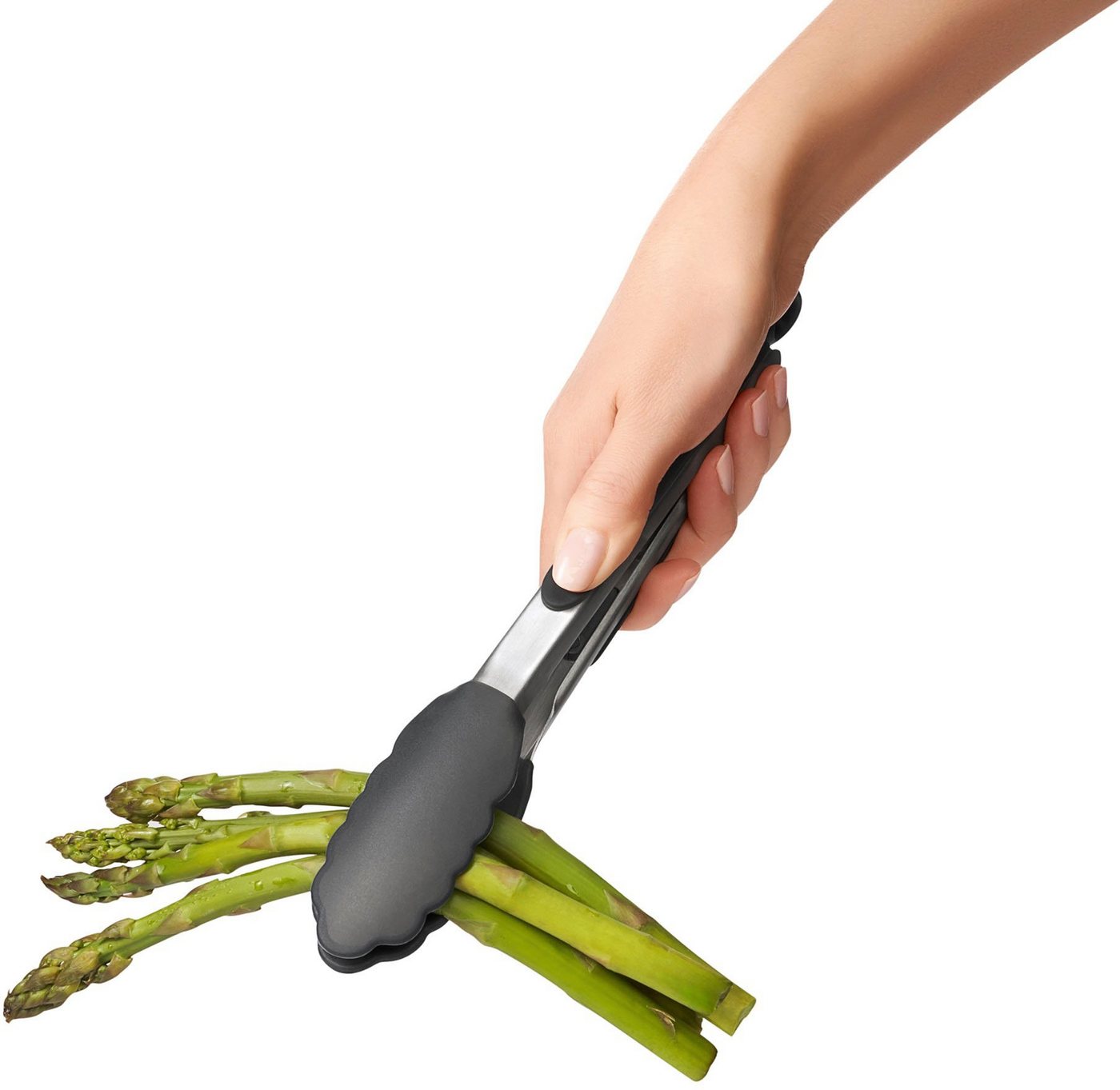OXO Good Grips Kochzange, mit Silikonköpfen, 22 cm – Bild 3 von 5
