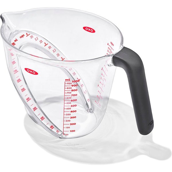 OXO Good Grips Messbecher, Kunststoff, 1 Liter, abgewinkelt
