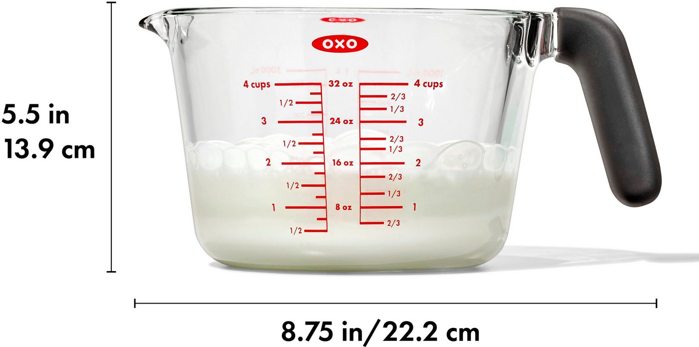 OXO Good Grips Messbecher, Glas, ohne Deckel – Bild 4 von 4